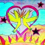 Colored Pencil - Unity Doves