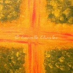 Acrylic and Digital - Abstract Cross