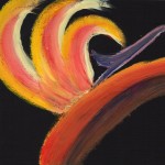 Acrylic and Oil Paint - Abstract Bird of Paradise