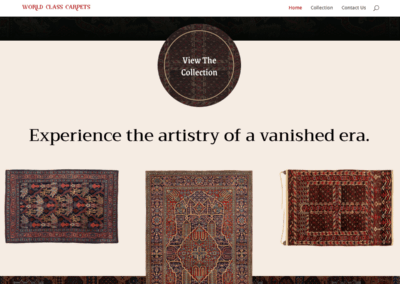 World Class Carpets Website Design